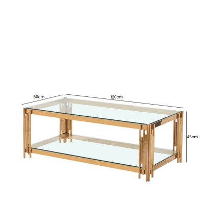 HSUK- Value Cohen Gold Coffee Table