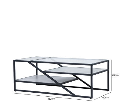 HSUK- Black and Grey Coffee Table